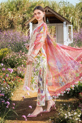 Maria B MPT-2509-A | Pink - Lawn Collection