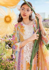 Maria B MPT-2509-B | Yellow - Lawn Collection