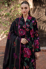 Farasha | Black Red Flower - Digital Lawn Collection