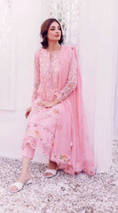 Sabeen Abbas | Pink - Luxury Chikankari Lawn Collection