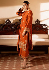 Sheenora | Orange - Luxury Embroidered Lawn Collection