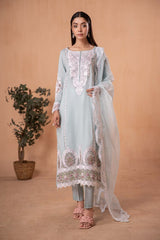 Maria B | Aqua Green - Luxury Embroidered Lawn Collection