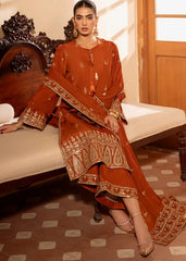 Sheenora | Orange - Luxury Embroidered Lawn Collection