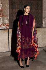 Jugnu | Purple - Chikankari Lawn Collection