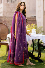 Bin Ilyas | Purple - Cotton Chikankari Collection