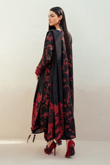 Baroque |  Black & Red - Lawn & Chiffon Embroidered Dupatta Collection 2025