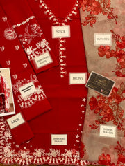 Coco By Zara Shah Jahan | Red - Lawn Collection
