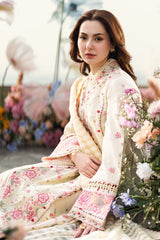 Qalamkar | Cream - Cotton Chikankari Collection