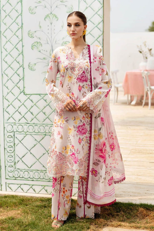 Ramsha | White Multi - Lawn Collection