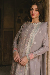Bin Ilyas | Grey - Cotton Chikankari Collection