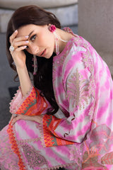Charizma | Pink - Pure Lawn With Silk Dupatta