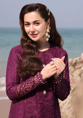 Bin Ilyas | Magenta - Cotton Chickenkari Collection