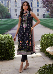 Mina Hasan | Black - Lawn Cotton Collection