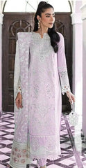 Qalamkar | Sky Blue - Lawn Collection