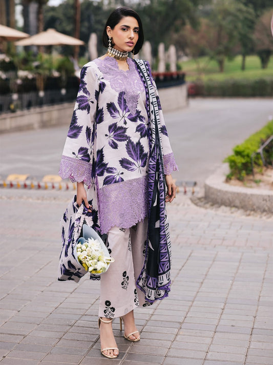 Nureh | Purple - Lawn Collection