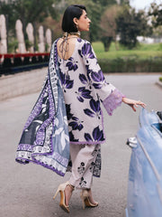 Nureh | Purple - Lawn Collection
