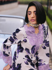 Nureh | Purple - Lawn Collection