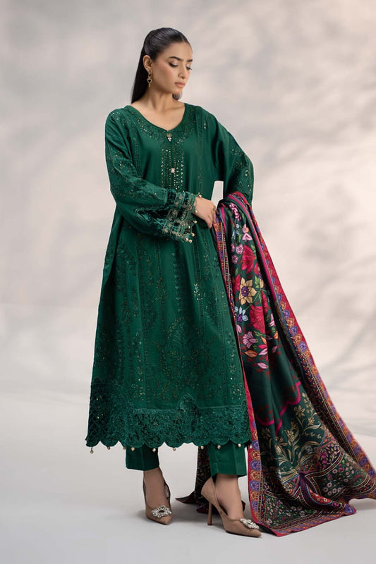 Maria B | Bottle Green - Casual Wear Cotton Collection
