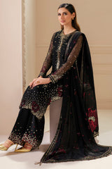 Jazmine |  Black - Semi Pure Chiffon Collection