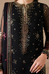 Jazmine |  Black - Semi Pure Chiffon Collection