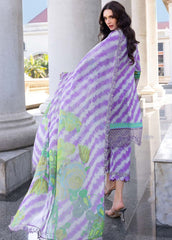 Charizma | Purple - Lawn With Chiffon Embroidered Dupatta Collection 