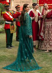 Kanwal Malik | Bottle Green - Formal Net Collection