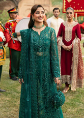 Kanwal Malik | Bottle Green - Formal Net Collection