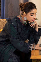 Asim Jofa Green Luxury Chiffon Collection 3pc