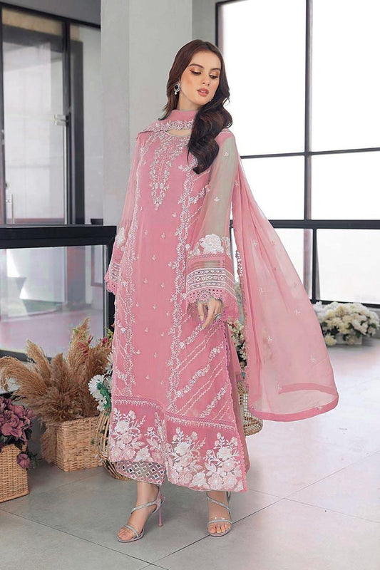 Azure Pink Formal Collection Organza Dress
