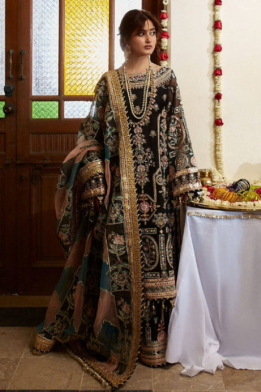 Mohsin Naveed Ranjha Black Bridal Clloection G-01