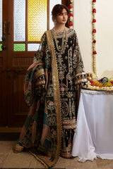 Mohsin Naveed Ranjha Black Bridal Clloection G-01