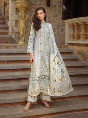 Elaf Grey Pure Lawn Digital Print Embroidey Dress