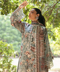 Zainab Chottani Green Pure Lawn Embroidery Digital Print