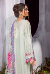 Adan Libas Green Luxury Lawn Chikankari Dress