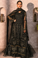 Zebtan Black Formal Collection Organza Dress