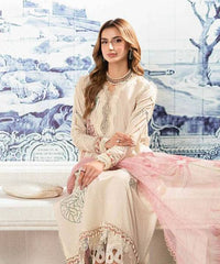 Maria B Skin Embroidery Dress Lawn New Arrival 3pc