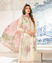 Maria B Skin Embroidery Dress Lawn New Arrival 3pc