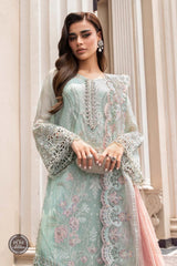 M.B Green Pink Luxury Chiffon Embroidery collection 3pc