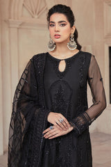 Mushq Black Formal Collection Net dress Formal Collection