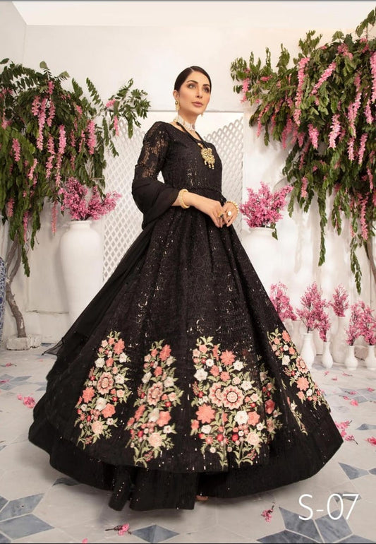 Threads & Motifs Wedding Collection Dress Black