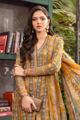 Maria B Mustard lining Emb New Arrival Lawn 3pc