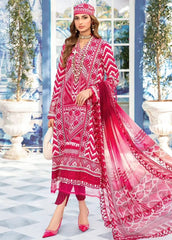 Maria B Pink Pure Lawn Digital Embroidery Dress 3pc