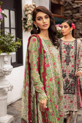 Maria B Green Gala Lawn Embroidery New Arrival 3pc