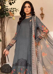 Maria B Gray New Arrival 2024 Print Embroidery Collection 3pc