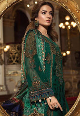 M.B FORMAL CHIFFON COLLECTION EMBROIDERED DRESS