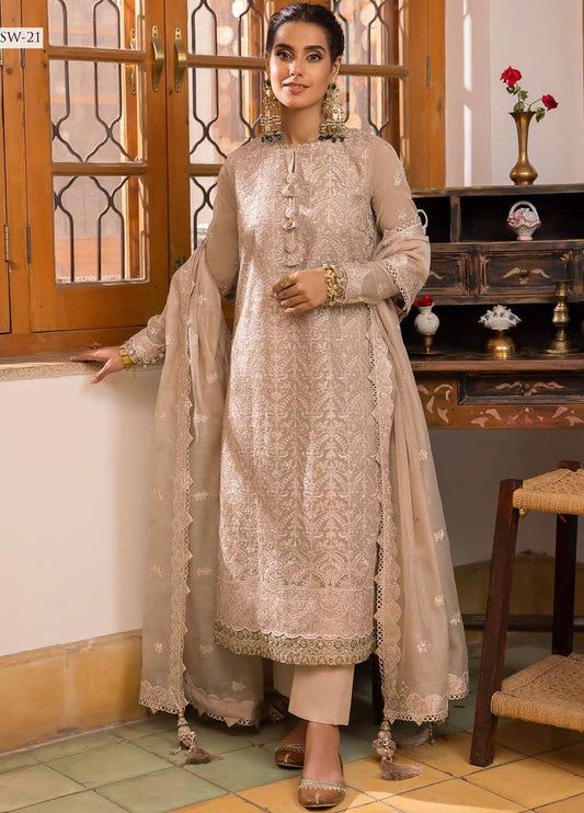 Asim Jofa Embroidered Cotton Suits 3 Piece Luxury Festive Collection